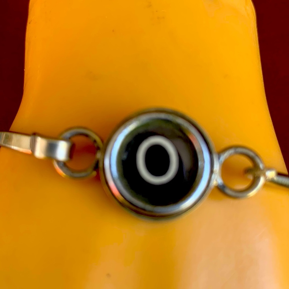 O typewriter key bracelet